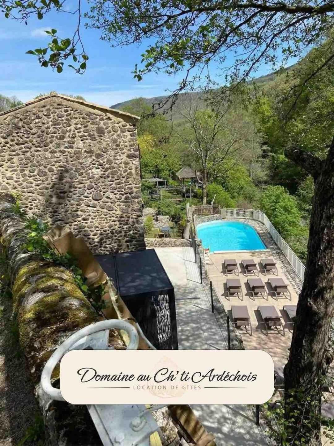 Gite De Groupe - Domaine Au Ch'Ti Ardechois Rochessauve Zewnętrze zdjęcie
